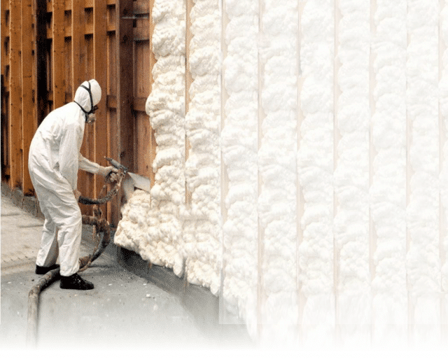 Attic wall foam insulation in PNW Attic wall foam insulation - EnviroSmart Solution
