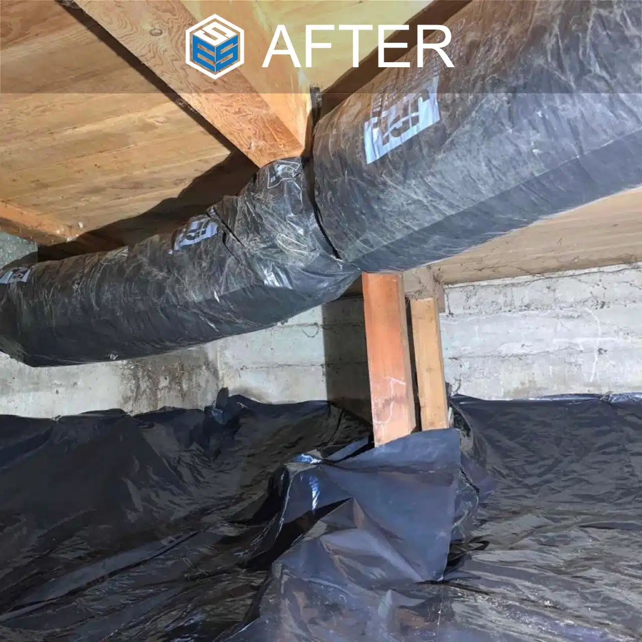 AFTER - Air ducts insulation - Renton, WA 98055