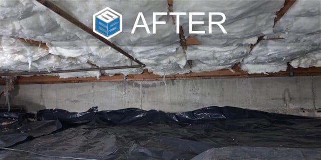 AFTER - Crawl space Sanitize + Deodorize - Tacoma, WA 98443