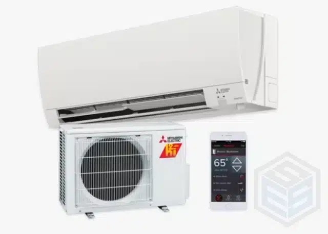 Mitsubishi FS - High Efficiency Wall Mounted Heat Pump Hyper Heat Plus - 9,000 BTU,