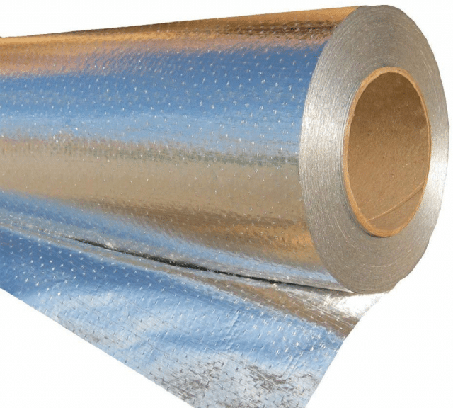 reflective foil sheeting for radiant barrier
