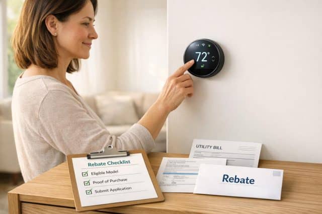 How to Claim Smart Thermostat Rebates