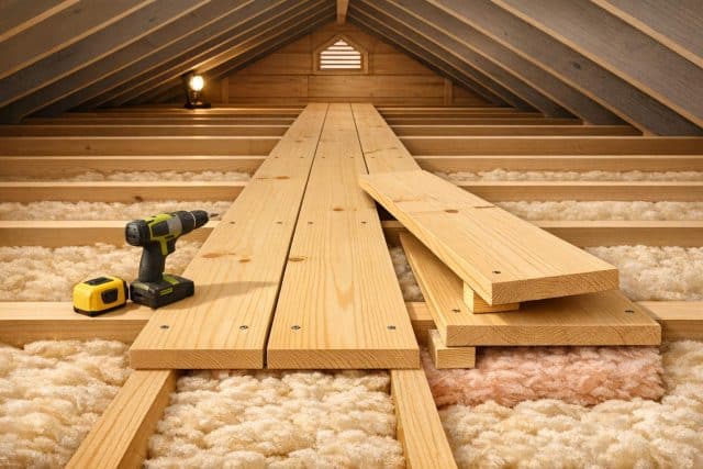 How to Install Attic Boards for R38 Insulation