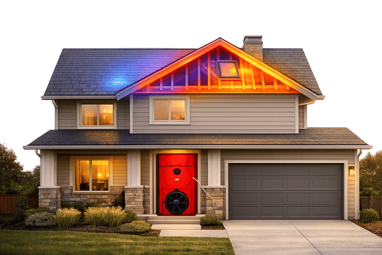 Thermal Imaging vs. Blower Door Tests