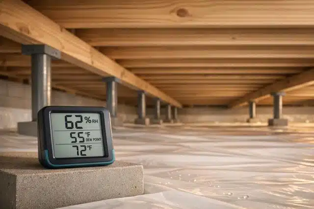Crawl Space Moisture Converter