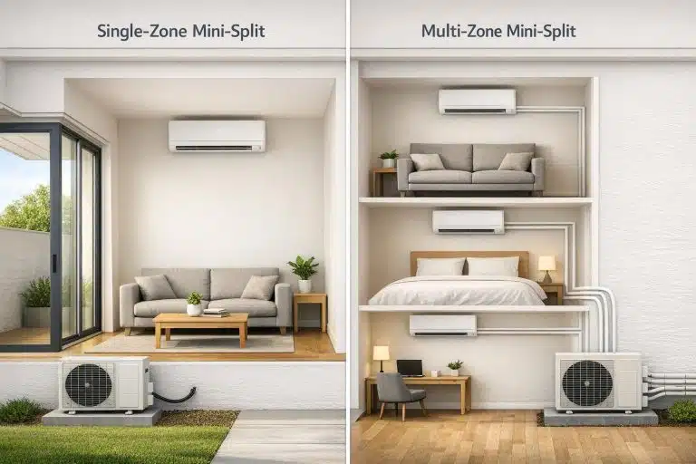 Single-Zone vs. Multi-Zone Mini-Splits